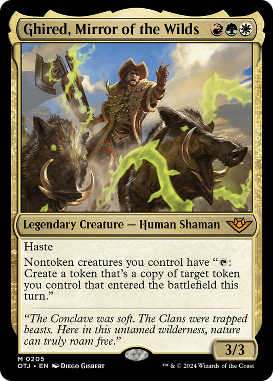 Ghired, Mirror of the Wilds [Outlaws of Thunder Junction] Foil