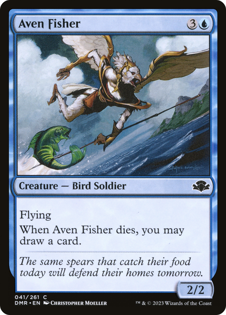 Aven Fisher [Dominaria Remastered] | Silver Goblin