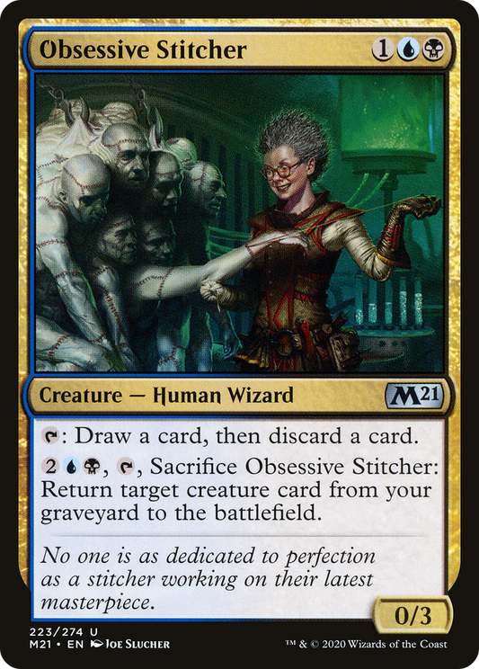 Obsessive Stitcher [Core Set 2021] Foil