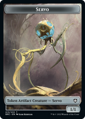 Servo // Eldrazi Double-Sided Token [The Brothers' War Commander Tokens] | Silver Goblin