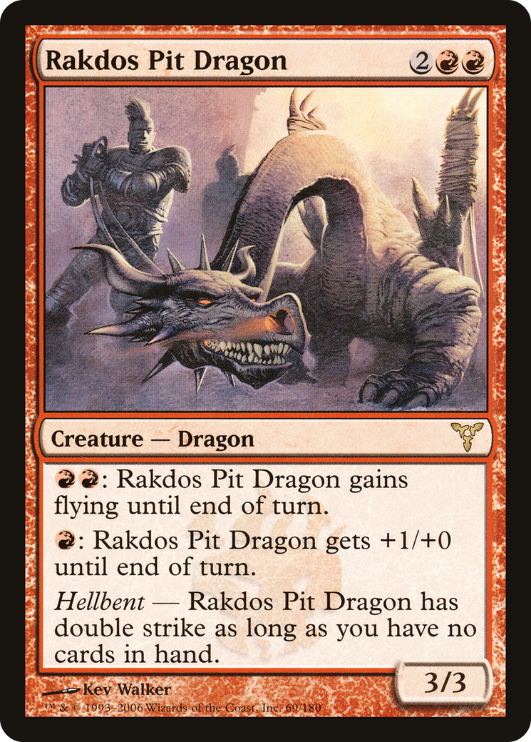 Rakdos Pit Dragon (069) Foil - Dissension