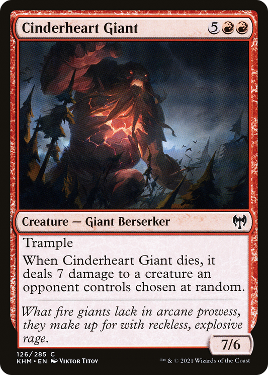 Cinderheart Giant [Kaldheim] Foil
