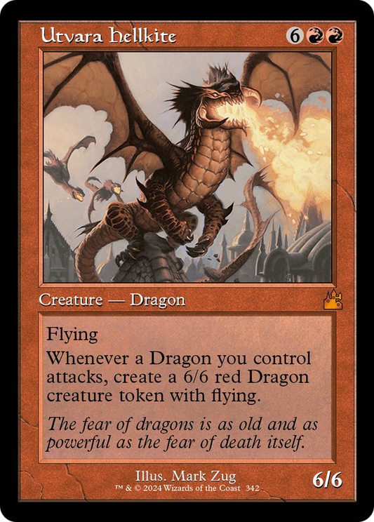 Utvara Hellkite (Retro Frame) [Ravnica Remastered] Foil