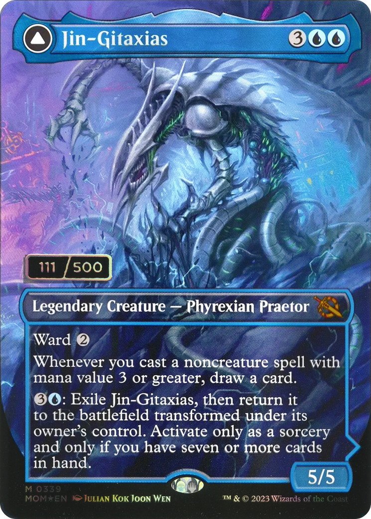 Jin-Gitaxias // The Great Synthesis (Serialized) [March of the Machine] Foil
