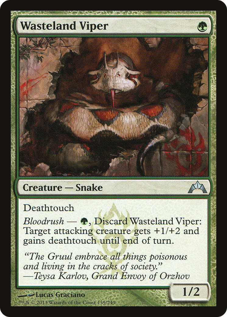 Wasteland Viper (139) Foil - Gatecrash