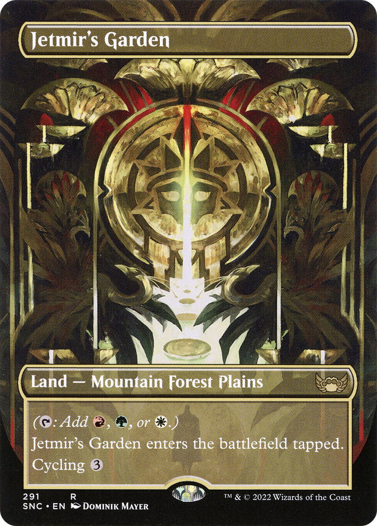 Jetmir's Garden (Borderless Alternate Art) [Streets of New Capenna] Foil