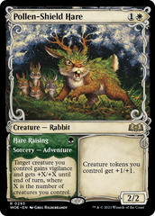 Pollen-Shield Hare // Hare Raising (Promo Pack) [Wilds of Eldraine Promos] | Silver Goblin