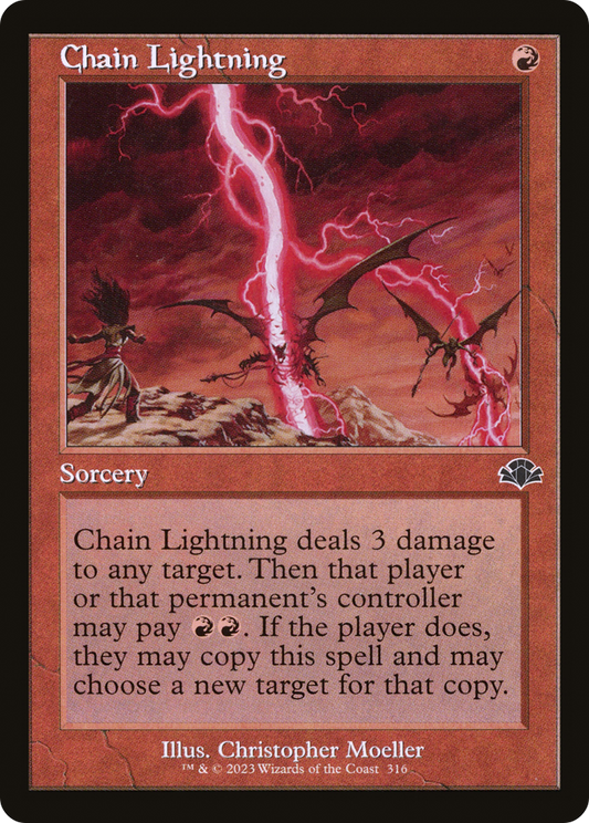 Chain Lightning (Retro) [Dominaria Remastered]