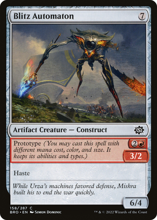 Blitz Automaton [The Brothers' War] Foil