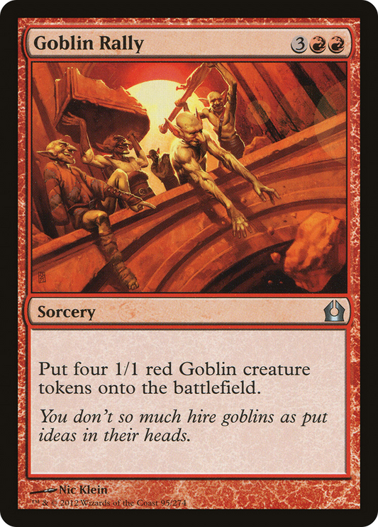Goblin Rally [Return to Ravnica] Foil