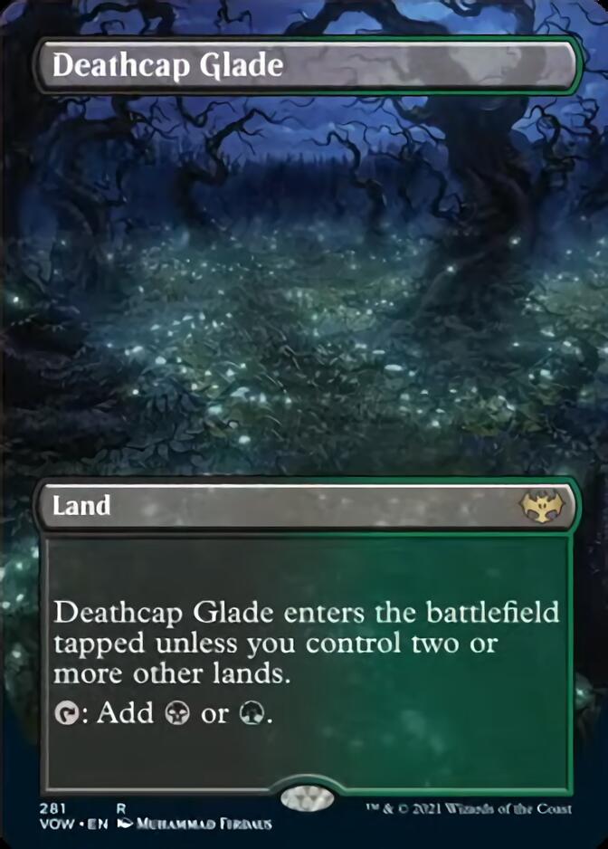 Deathcap Glade (Borderless Alternate Art) [Innistrad: Crimson Vow] | Silver Goblin