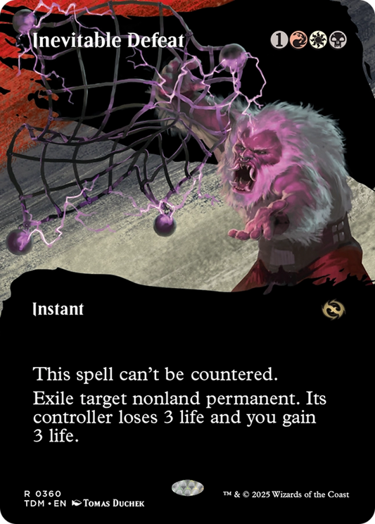 Inevitable Defeat (Borderless) (360) - Tarkir: Dragonstorm