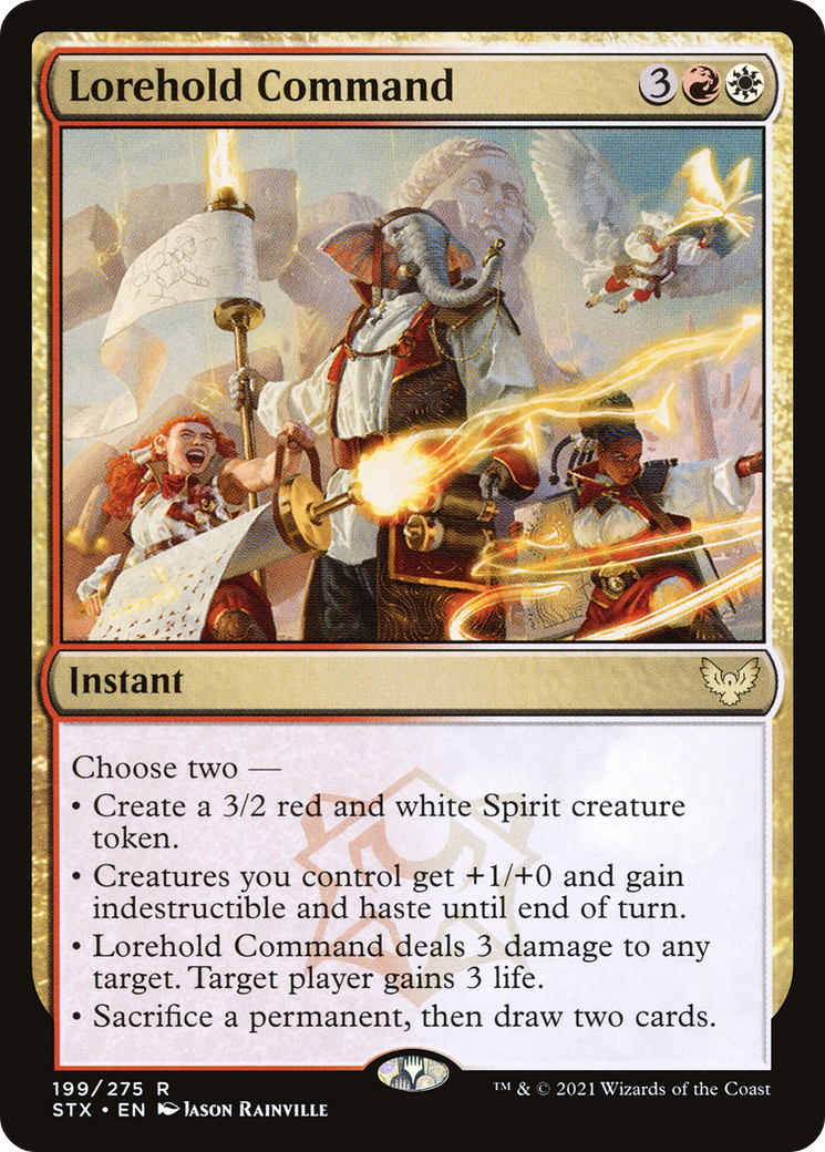 Lorehold Command [Strixhaven: School of Mages] Foil