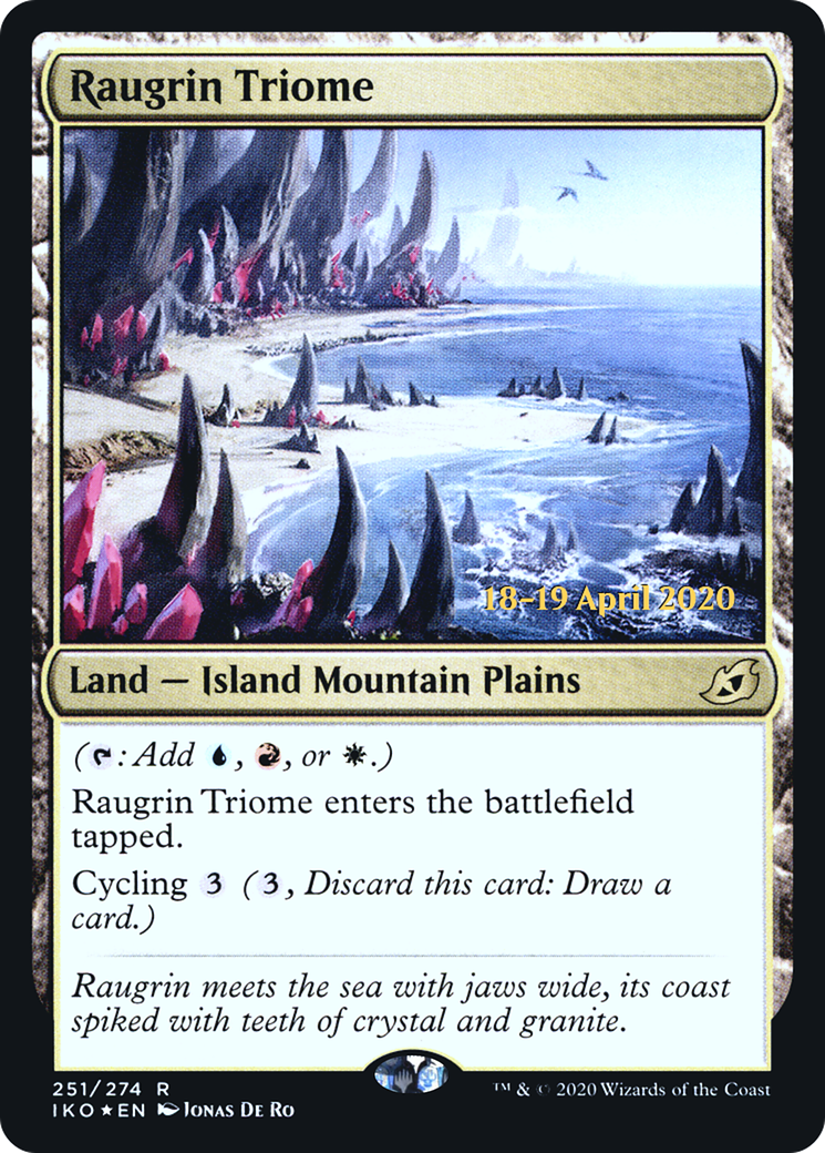 Raugrin Triome (251) Foil - Ikoria: Lair of Behemoths Promos