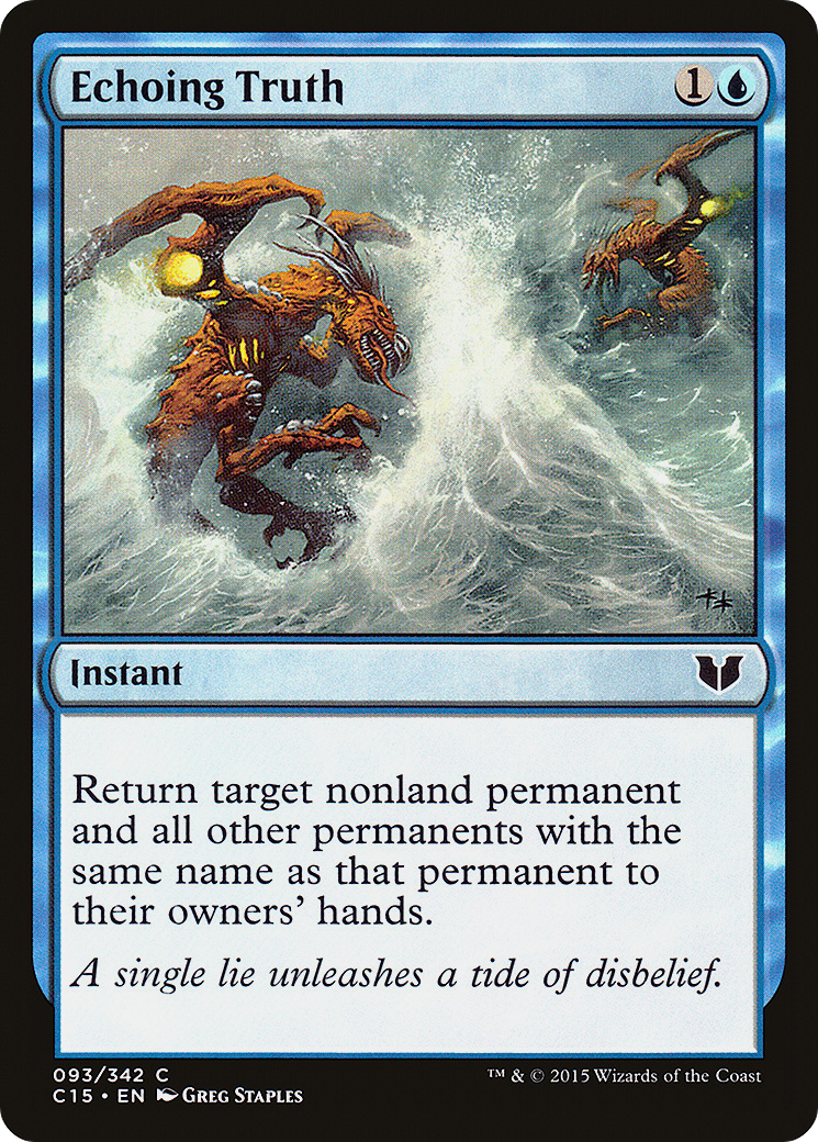 Echoing Truth [Commander 2015] | Silver Goblin