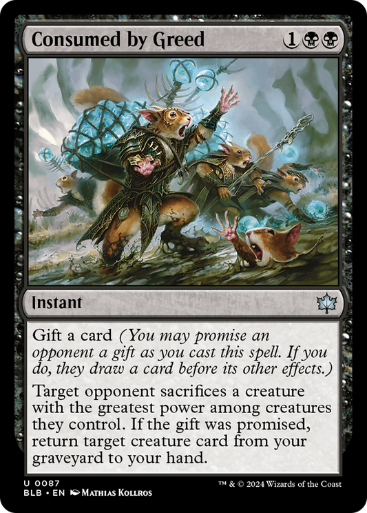 Consumed by Greed [Bloomburrow] Foil