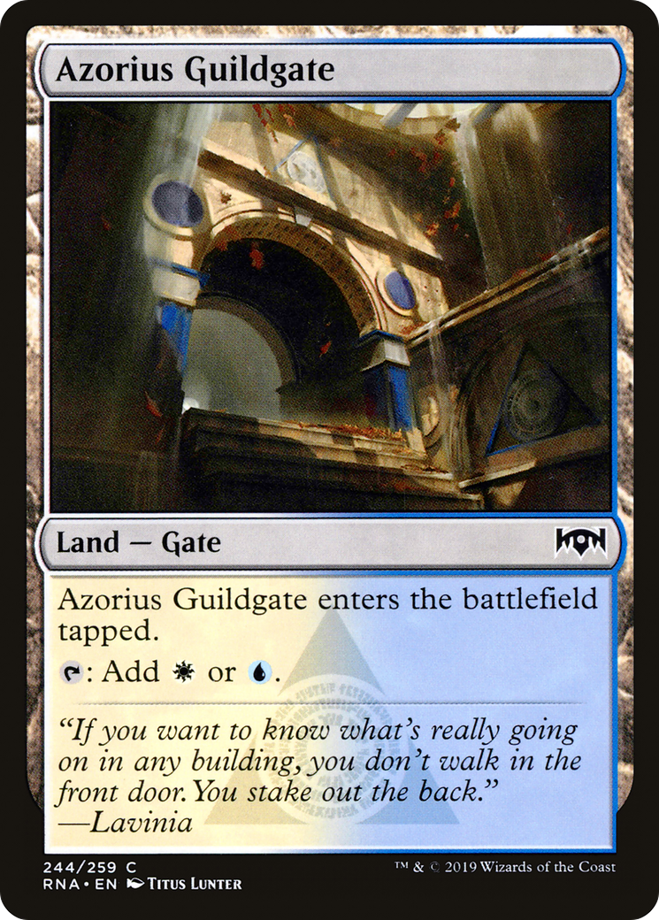 Azorius Guildgate (244/259) [Ravnica Allegiance] Foil