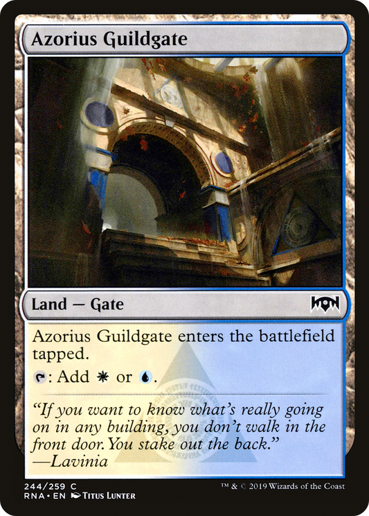 Azorius Guildgate (244/259) [Ravnica Allegiance] Foil