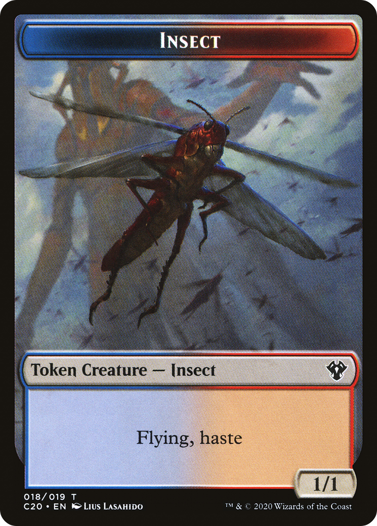 Treasure // Insect Double-Sided Token [Secret Lair: Heads I Win, Tails You Lose Tokens] | Silver Goblin