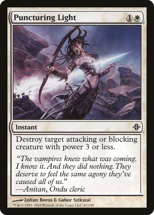 Puncturing Light [Rise of the Eldrazi] Foil