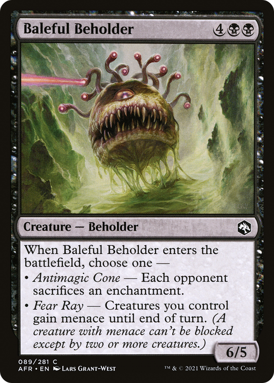 Baleful Beholder [Dungeons & Dragons: Adventures in the Forgotten Realms] Foil