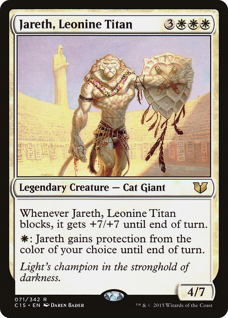 Jareth, Leonine Titan (071) - Commander 2015