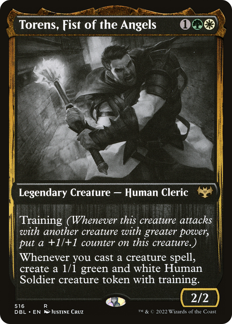 Torens, Fist of the Angels (516) Foil - Innistrad: Double Feature