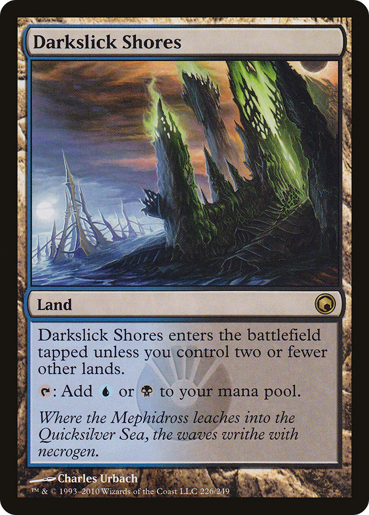 Darkslick Shores [Scars of Mirrodin] Foil