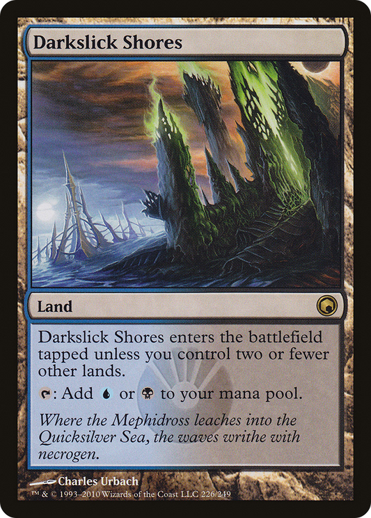Darkslick Shores [Scars of Mirrodin] Foil