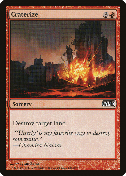 Craterize [Magic 2013] Foil