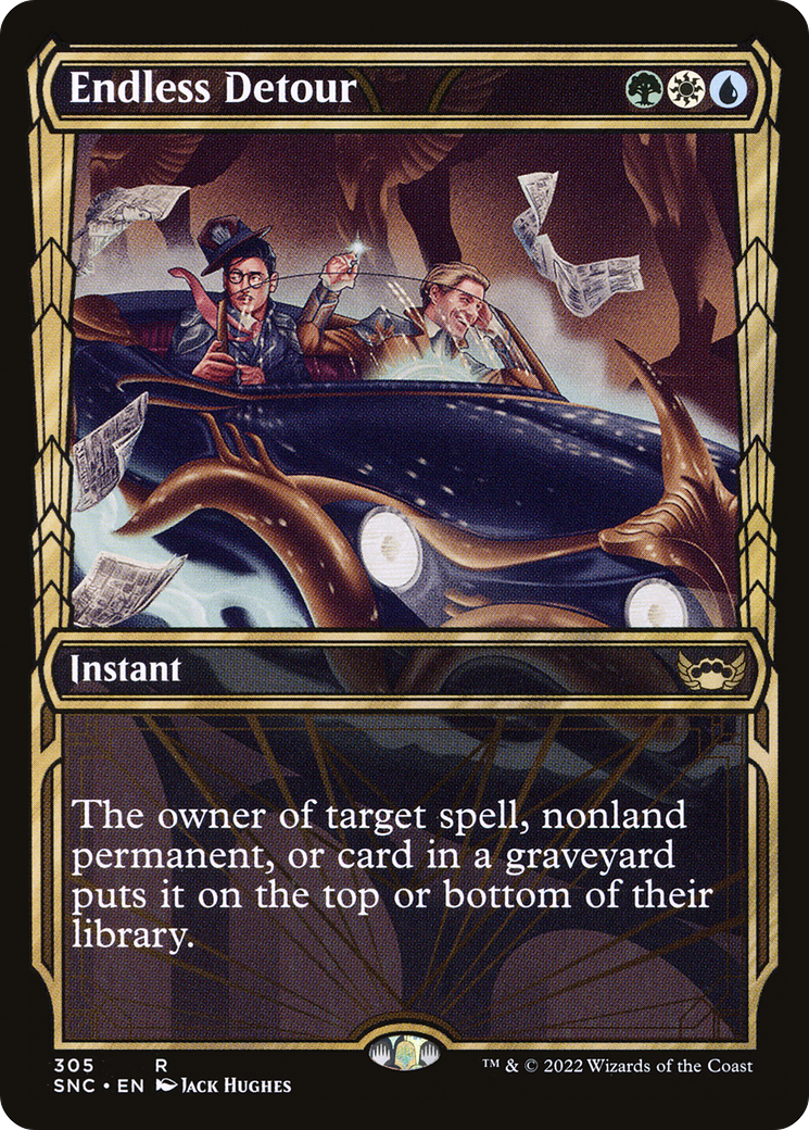 Endless Detour (Showcase Golden Age) [Streets of New Capenna] Foil