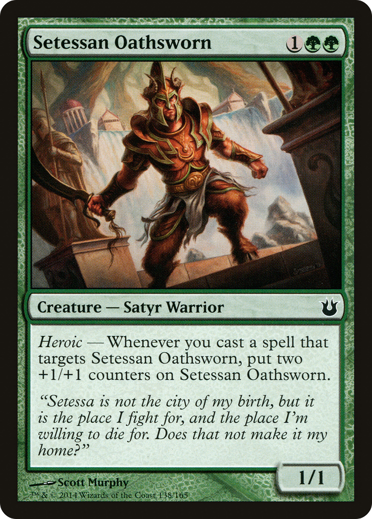 Setessan Oathsworn [Born of the Gods] Foil