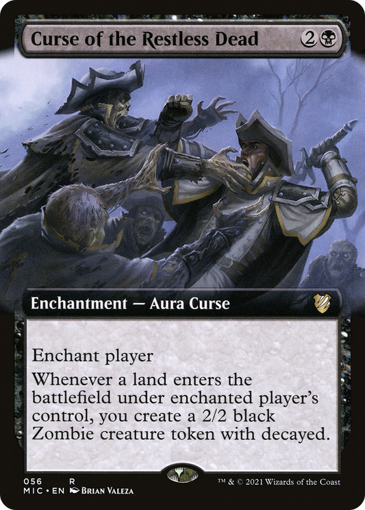 Curse of the Restless Dead (Extended Art) [Innistrad: Midnight Hunt Commander]