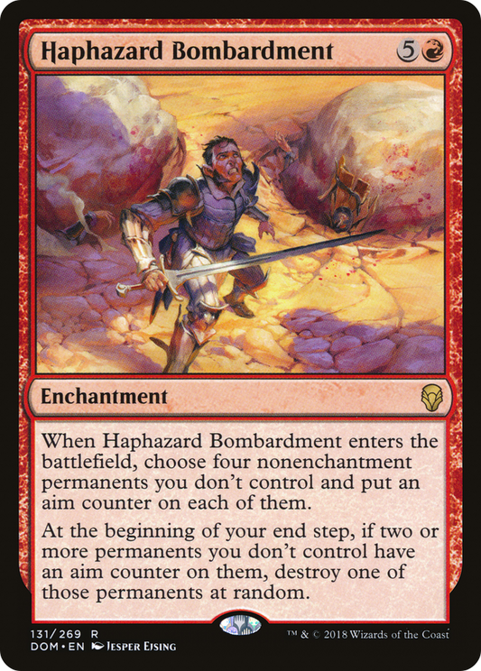 Haphazard Bombardment [Dominaria] Foil