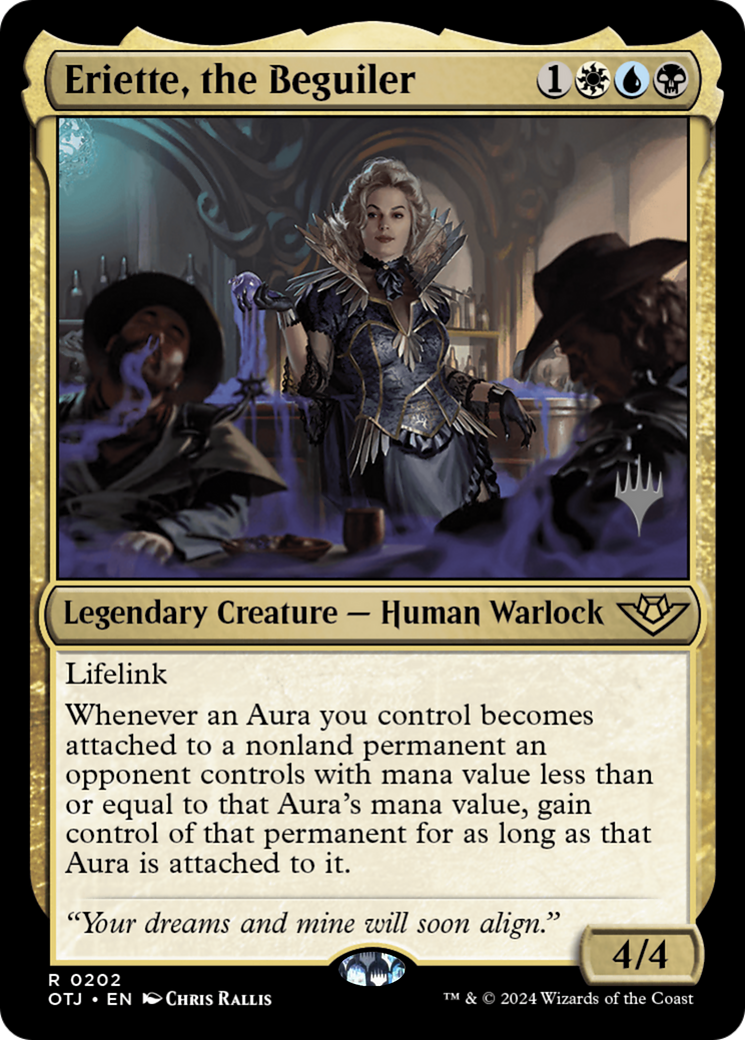 Eriette, the Beguiler (Promo Pack) [Outlaws of Thunder Junction Promos] Foil