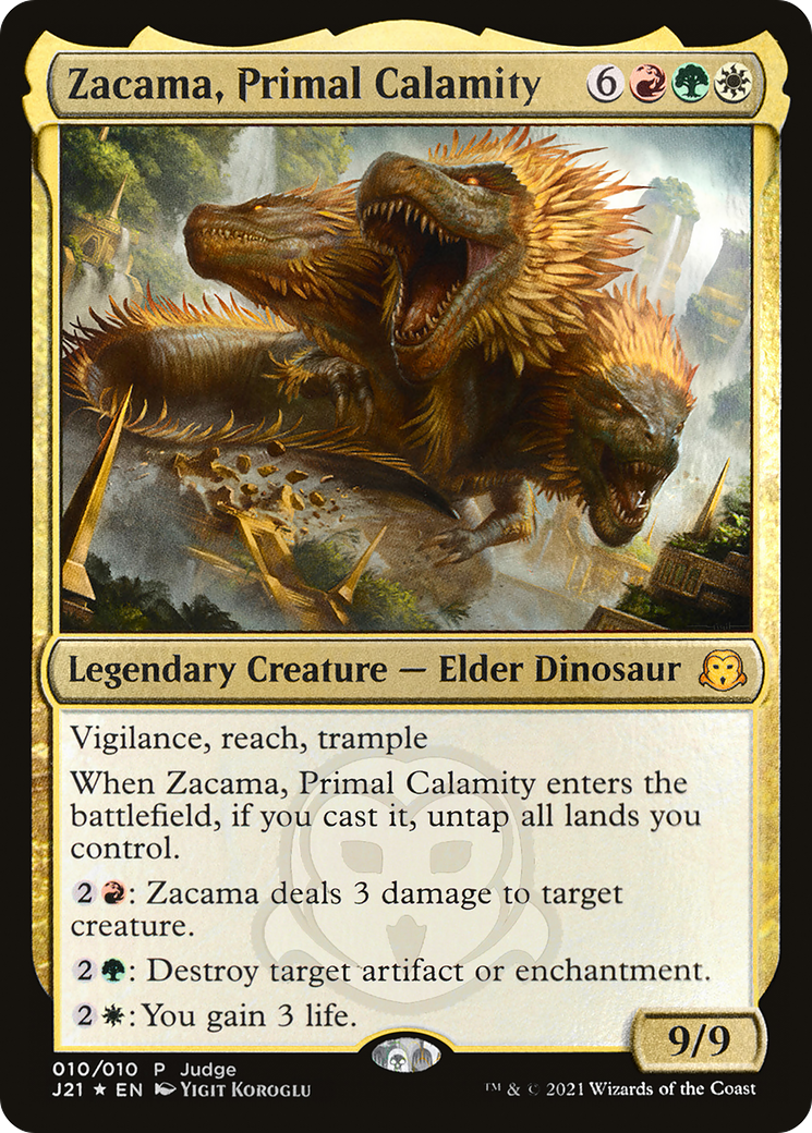 Zacama, Primal Calamity [Judge Gift Cards 2021] | Silver Goblin