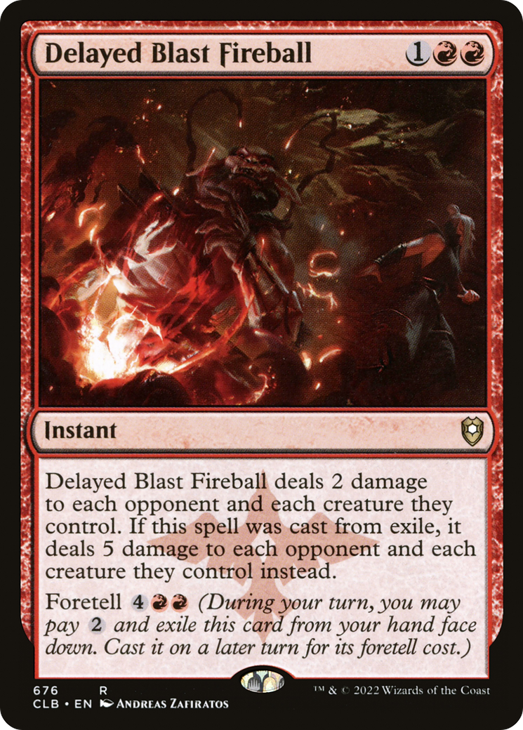 Delayed Blast Fireball [Commander Legends: Battle for Baldur's Gate]