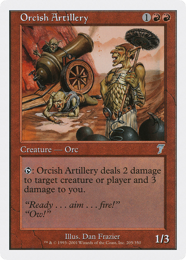 Orcish Artillery (205) - Seventh Edition