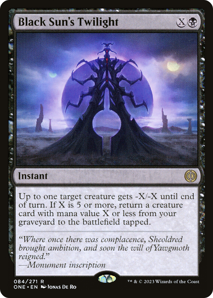 Black Sun's Twilight [Phyrexia: All Will Be One] Foil
