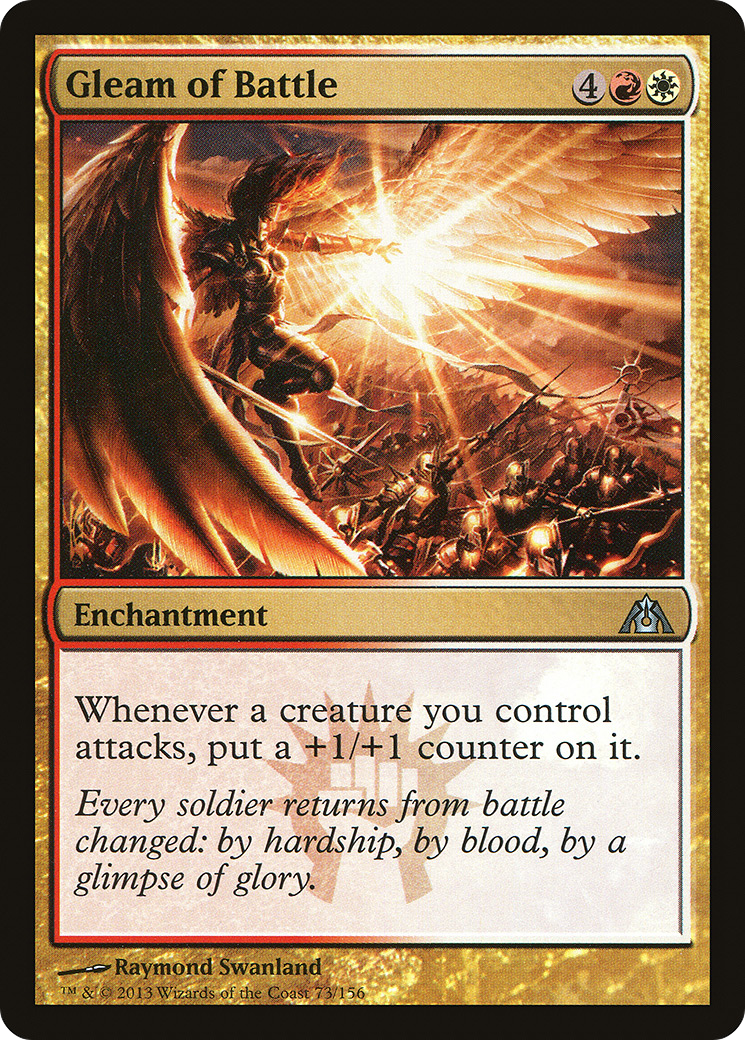 Gleam of Battle [Dragon's Maze] Foil