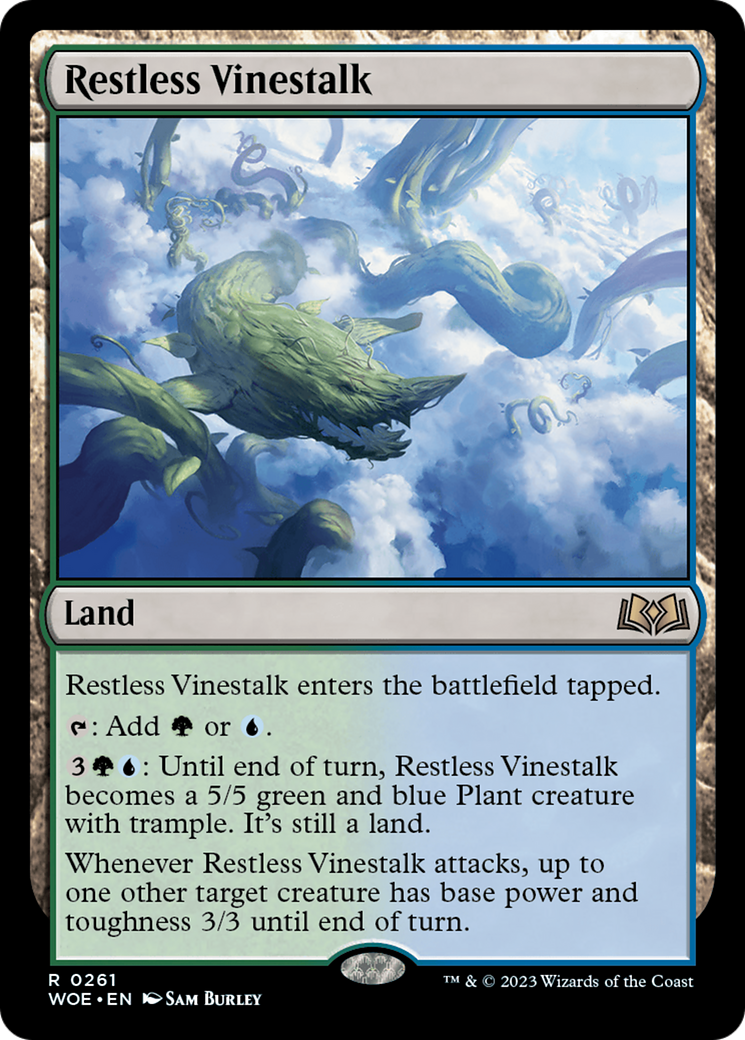 Restless Vinestalk [Wilds of Eldraine] Foil