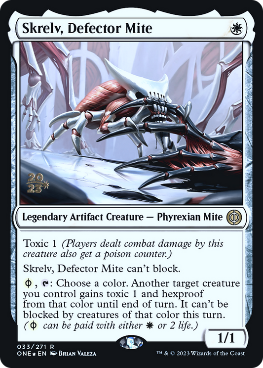 Skrelv, Defector Mite [Phyrexia: All Will Be One Prerelease Promos]