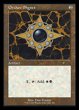 Orzhov Signet (Retro) [Secret Lair Drop Series] | Silver Goblin