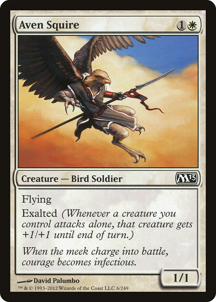 Aven Squire [Magic 2013] Foil