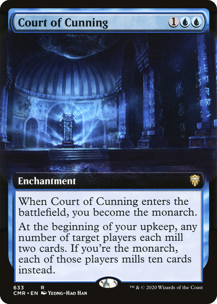 Court of Cunning (Extended Art) [Commander Legends] | Silver Goblin