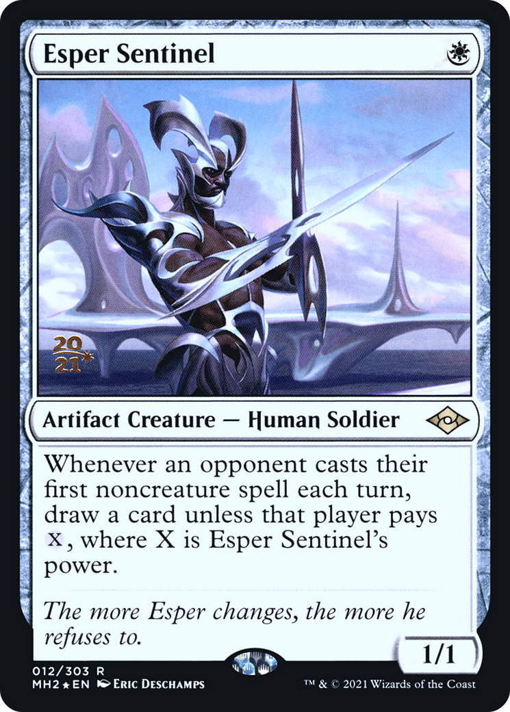 Esper Sentinel [Modern Horizons 2 Prerelease Promos]