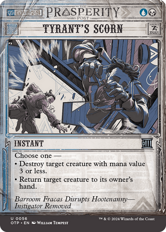 Tyrant's Scorn: (Showcase)(Borderless) (056)