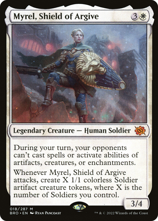 Myrel, Shield of Argive [The Brothers' War] Foil