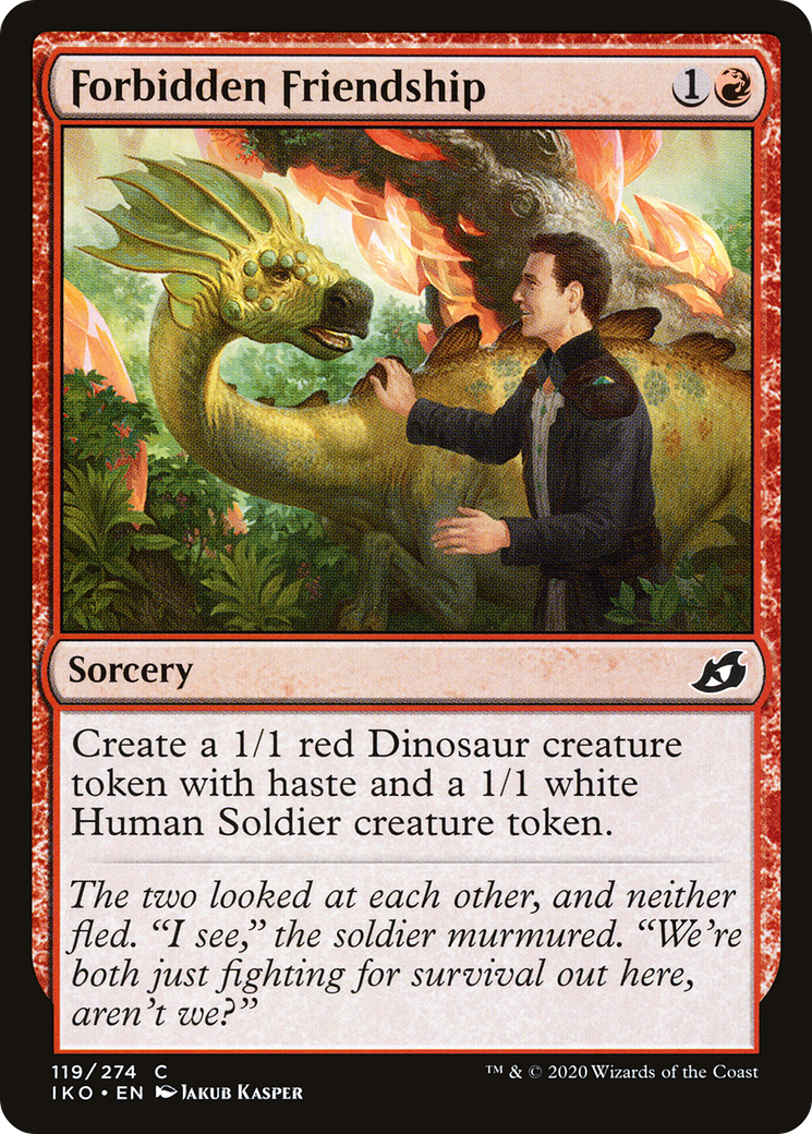 Forbidden Friendship [Ikoria: Lair of Behemoths] Foil