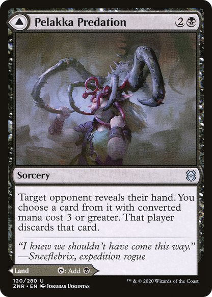 Pelakka Predation // Pelakka Caverns [Zendikar Rising]